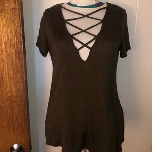 Women's short sleeved dress